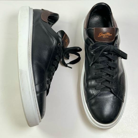 Good Man Brand Legend London Classic Leather Sneakers Size 9 - Picture 2 of 9